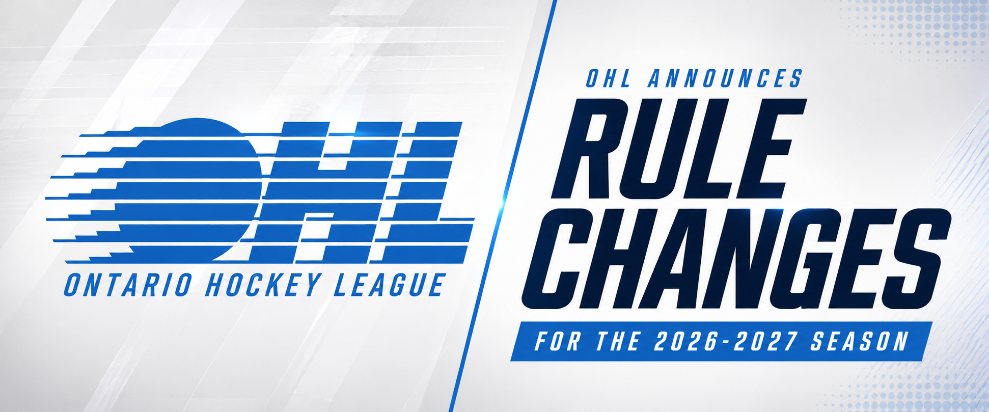 Rule Changes for the OHL 2026-2027 Season